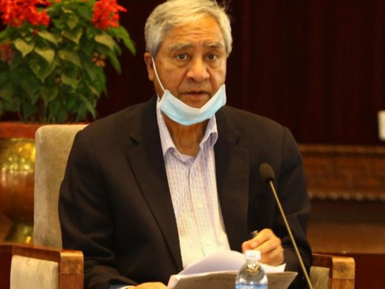 प्रधानमन्त्री र अमेरिकी विदेशमन्त्रीबीच वार्ता, खोप सहायताका निम्ति अनुरोध 